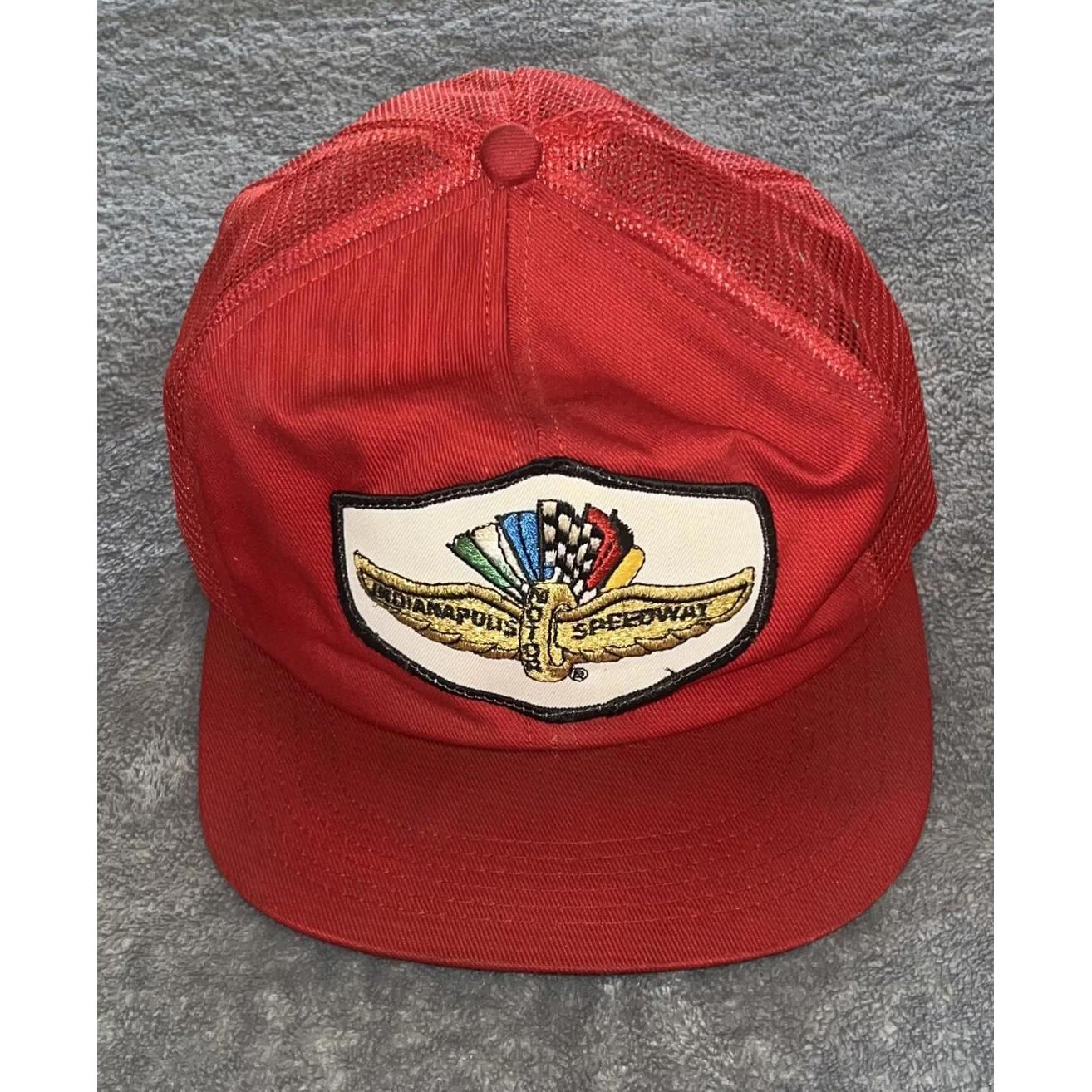 Vintage Rare K Brand Indy Motor Speedway 500 Trucker Snapback Mesh Hat